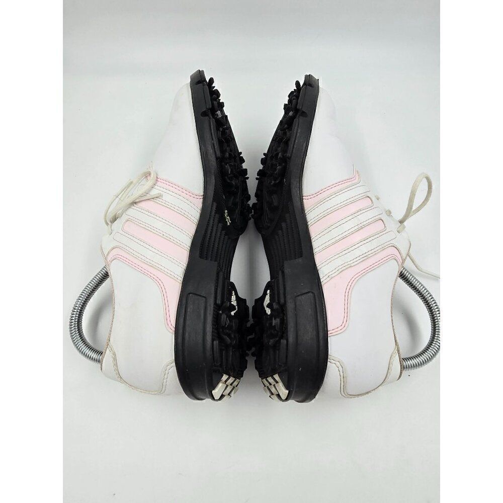 Adidas Z-Traxion Women Size 8 White/Pink Golf Cleats Golf Shoes - Picture 6 of 8